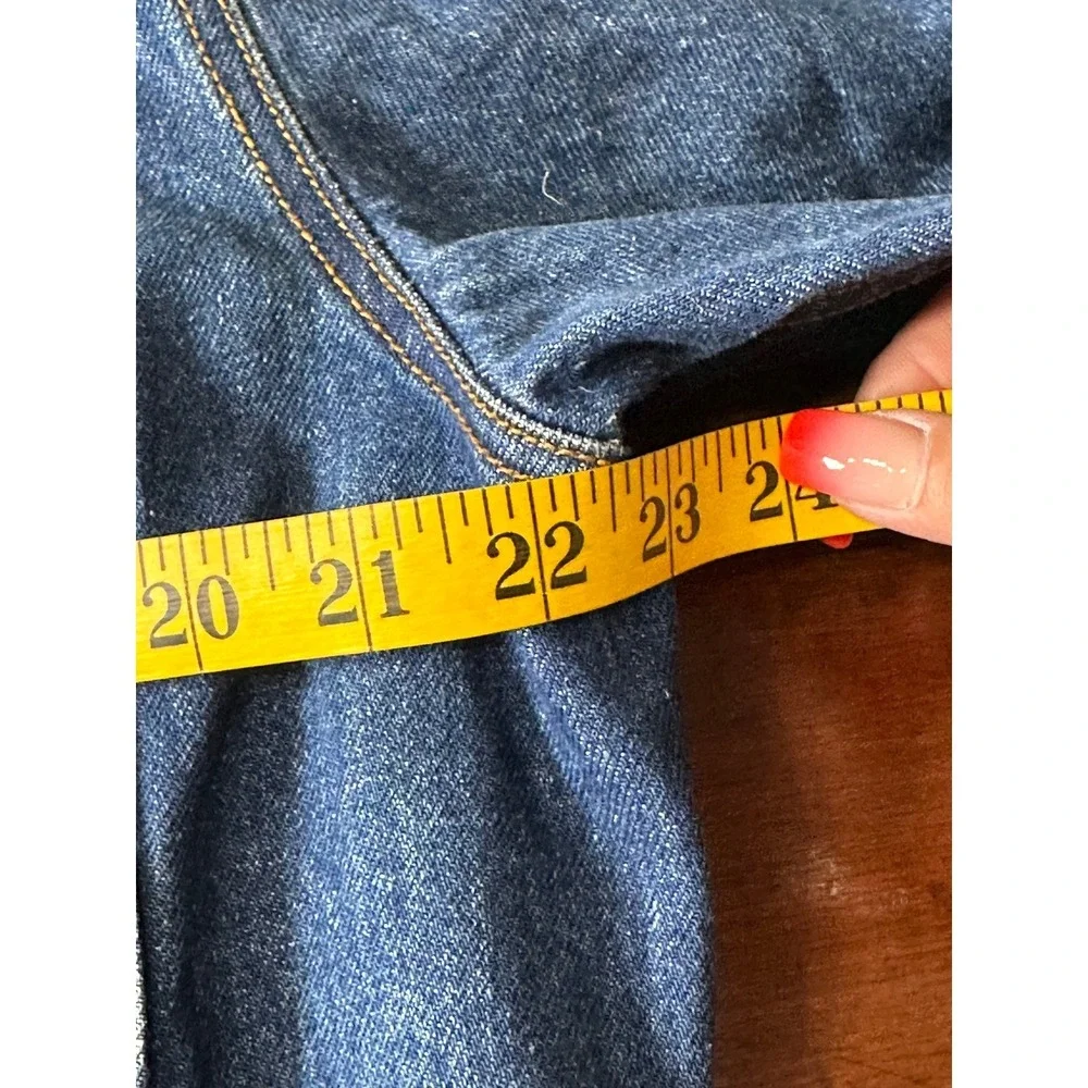 Vintage Ralph Lauren Denim Chore Jacket Corduroy Collar Mens Size M Western - Picture 6 of 13